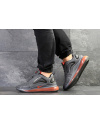 Чоловічі кросівки Nike Air Max 720 сірі з помаранчевим