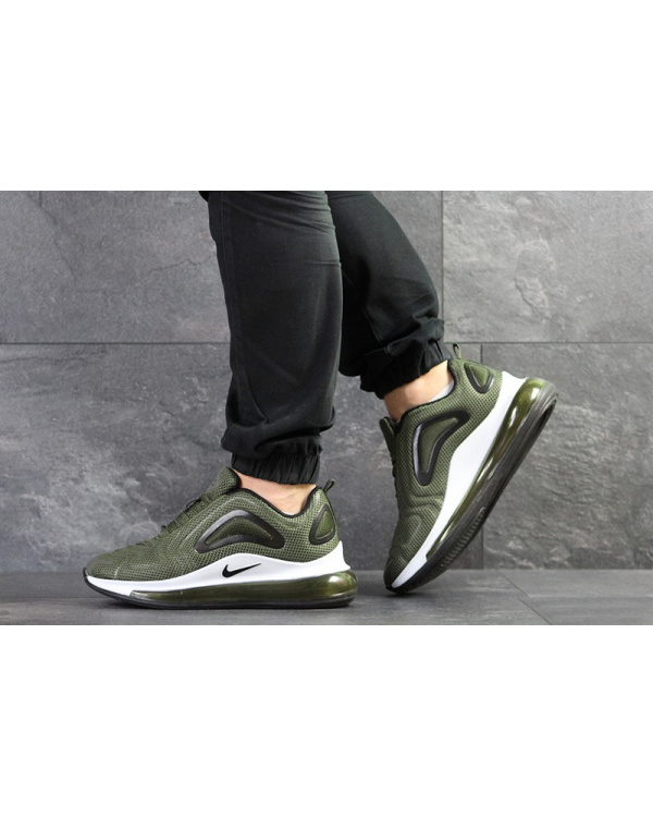 Мужские кроссовки Nike Air Max 720 хаки с белым