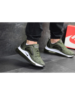 Мужские кроссовки Nike Air Max 720 хаки с белым