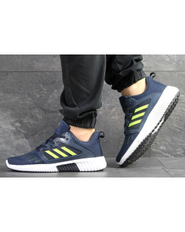 Чоловічі кросівки Adidas Climacool Cm темно-сині с неоновым