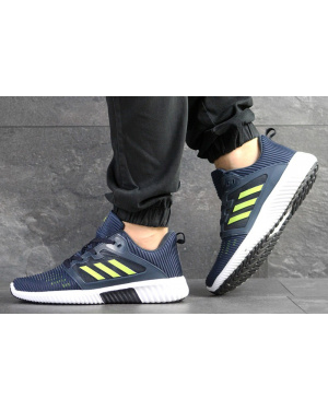 Чоловічі кросівки Adidas Climacool Cm темно-сині с неоновым
