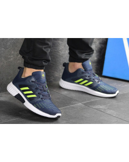 Чоловічі кросівки Adidas Climacool Cm темно-сині с неоновым