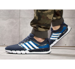Мужские кроссовки Adidas Climacool Revolution синие с белым