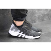 Купить Мужские кроссовки Adidas EQT Support Mid ADV Primeknit черные с светло-серым