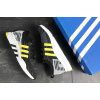 Мужские кроссовки Adidas EQT Support Mid ADV Primeknit черные с светло-серым и желтым