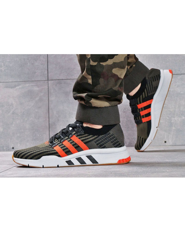 Мужские кроссовки Adidas EQT Support Mid ADV Primeknit хаки