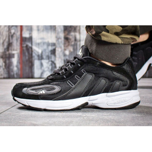 Мужские кроссовки Adidas Galaxy K черные с белым