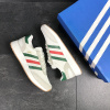 Купить Мужские кроссовки Adidas Iniki белые с зеленым