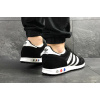 Мужские кроссовки Adidas LA Trainer черные с белым