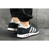 Мужские кроссовки Adidas LA Trainer темно-синие с серебряным