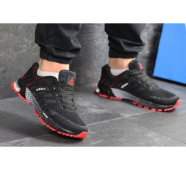 Мужские кроссовки Adidas Marathon черные с красным