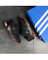 Купить Чоловічі кросівки Adidas Marathon чорні з червоним