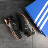 Купить Мужские кроссовки Adidas Marathon черные с оранжевым