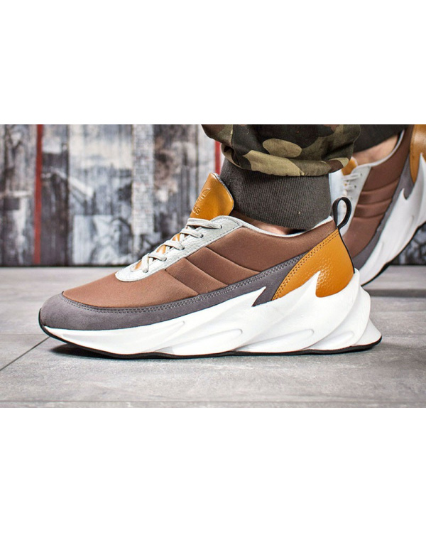 Мужские кроссовки Adidas Sharks коричневые