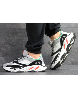 Чоловічі кросівки Adidas Yeezy Boost Wave Runner 700 x Balance Life сірі