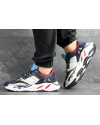 Чоловічі кросівки Adidas Yeezy Boost Wave Runner 700 x Balance Life темно-сині з білим