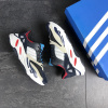 Купить Мужские кроссовки Adidas Yeezy Boost Wave Runner 700 x Balance Life темно-синие с белым
