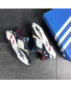 Купить Чоловічі кросівки Adidas Yeezy Boost Wave Runner 700 x Balance Life темно-сині з білим