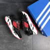 Купить Мужские кроссовки Adidas Yeezy Boost Wave Runner 700 x Balance Life черные с красным