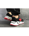 Купить Чоловічі кросівки Adidas Yeezy Boost Wave Runner 700 x Balance Life чорні з червоним