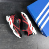 Мужские кроссовки Adidas Yeezy Boost Wave Runner 700 x Balance Life красные с черным