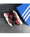 Купить Чоловічі кросівки Adidas Yeezy Boost Wave Runner 700 x Balance Life червоні з чорним