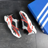 Мужские кроссовки Adidas Yeezy Boost Wave Runner 700 x Balance Life серые с черным и красным