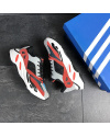 Купить Чоловічі кросівки Adidas Yeezy Boost Wave Runner 700 x Balance Life сірі з чорним и красным