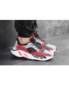 Купить Чоловічі кросівки Adidas Yeezy Boost Wave Runner 700 x Balance Life сірі з чорним и красным