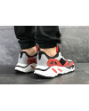 Купить Чоловічі кросівки Adidas Yeezy Boost Wave Runner 700 x Balance Life сірі з чорним и красным