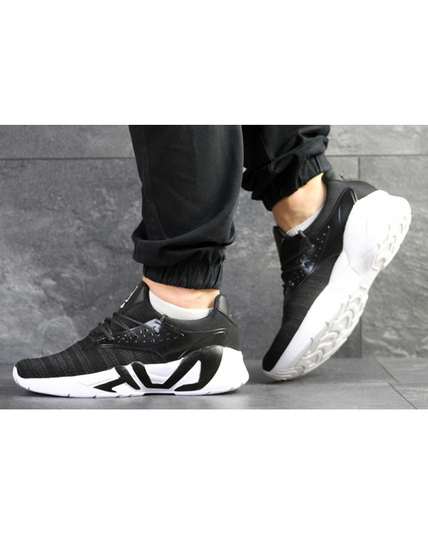 Мужские кроссовки Fila Mindblower черные с белым