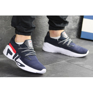 Купить Мужские кроссовки Fila Mindblower синие с белым в Украине