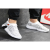 Мужские кроссовки Nike Air Flyknit белые с серым