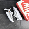 Купить Мужские кроссовки Nike Air Flyknit белые с серым