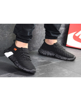 Чоловічі кросівки Nike Air Flyknit чорні з білим