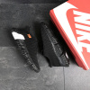 Мужские кроссовки Nike Air Flyknit черные с белым