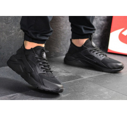 Мужские кроссовки Nike Air Huarache черные