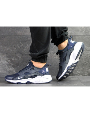 Чоловічі кросівки Nike Air Huarache x Fragment Design темно-сині