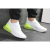 Купить Мужские кроссовки Nike Air Max 270 белые с неоновым