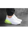 Купить Мужские кроссовки Nike Air Max 270 белые с неоновым