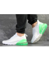 Чоловічі кросівки Nike Air Max 270 білі з зеленим