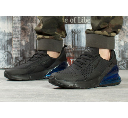 Мужские кроссовки Nike Air Max 270 черные с синим