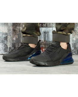 Чоловічі кросівки Nike Air Max 270 чорні з синім