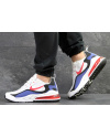 Чоловічі кросівки Nike Air Max 270 x React білі з червоним и синим