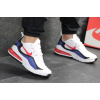 Купить Мужские кроссовки Nike Air Max 270 x React белые с красным и синим
