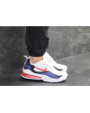 Купить Чоловічі кросівки Nike Air Max 270 x React білі з червоним и синим