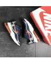 Купить Чоловічі кросівки Nike Air Max 270 x React сині з помаранчевим