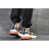 Купить Мужские кроссовки Nike Air Max 270 x React синие с оранжевым