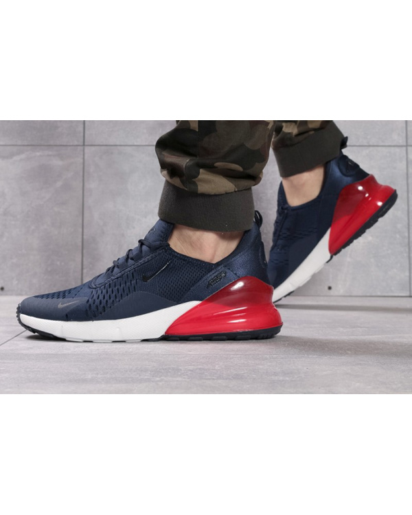 Чоловічі кросівки Nike Air Max 270 темно-сині з червоним