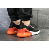Купить Мужские кроссовки Nike Air Max 270 x Off White черные с оранжевым